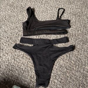 Oh Polly Black Bikini Set